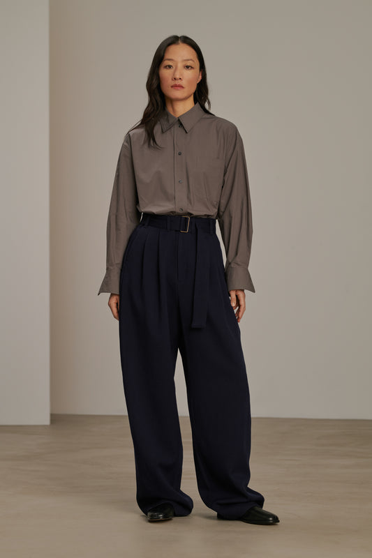 Carlotta shirt - Dark Grey - Cotton - Women