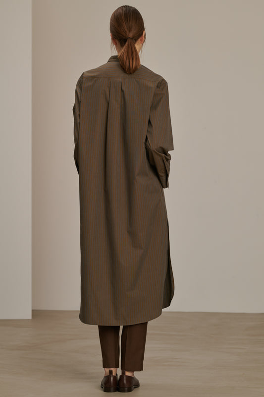 Akiko dress - Anthracite/Bronze - Cotton - Women