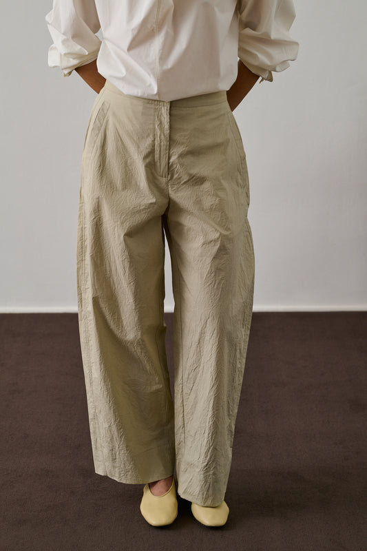Pantalon Guillaume - Beige - Coton - Femme