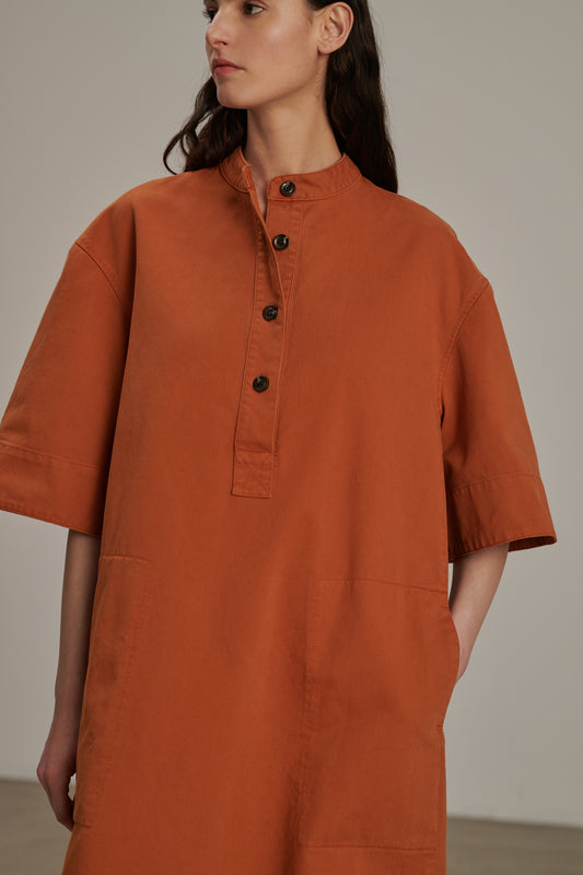 Brook dress - Orange - Cotton - Women