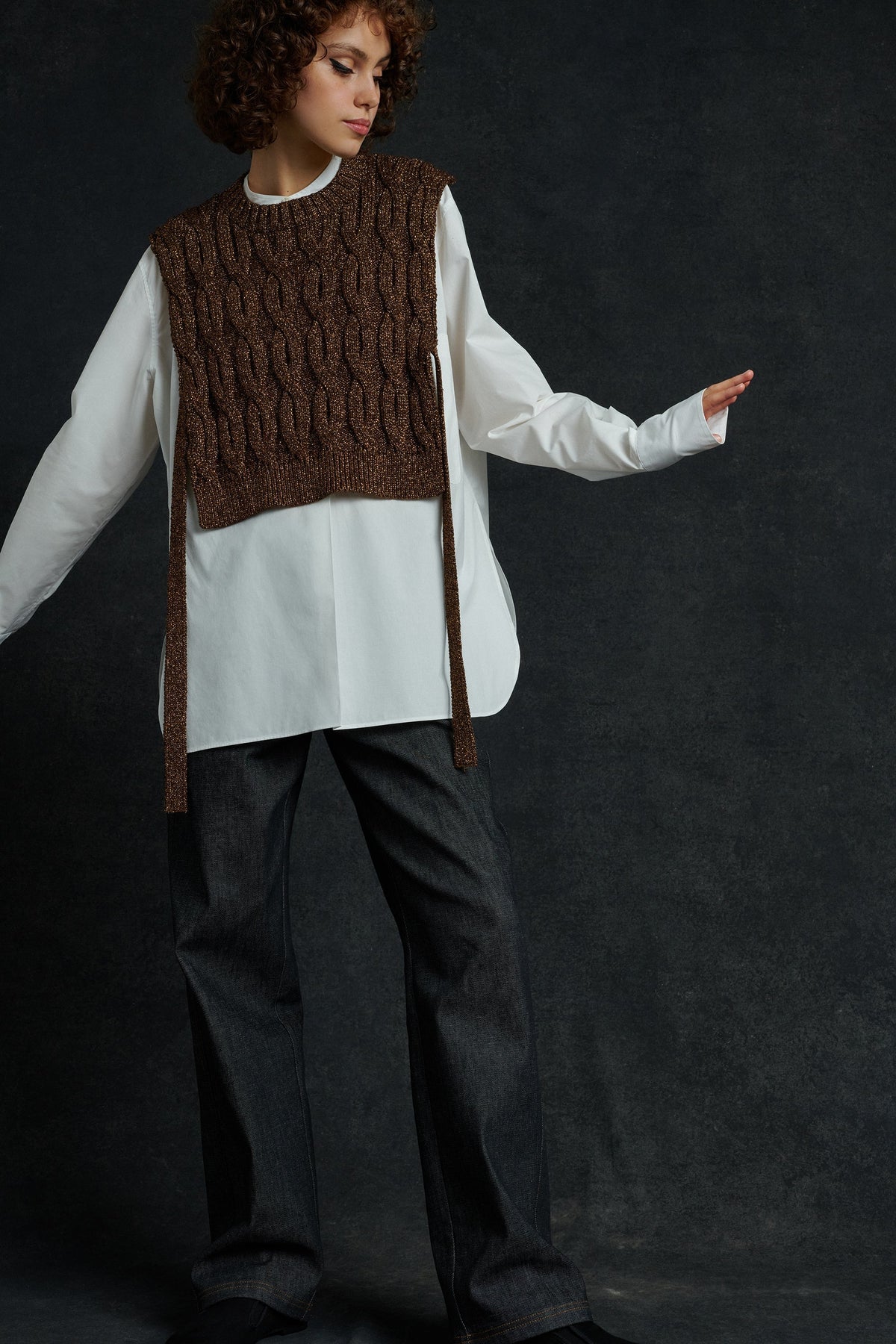PULLOVER STARLETTE GOLDEN BEIGE