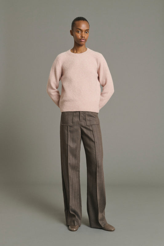 Envie Pullover - Pale Pink - Wool - Women
