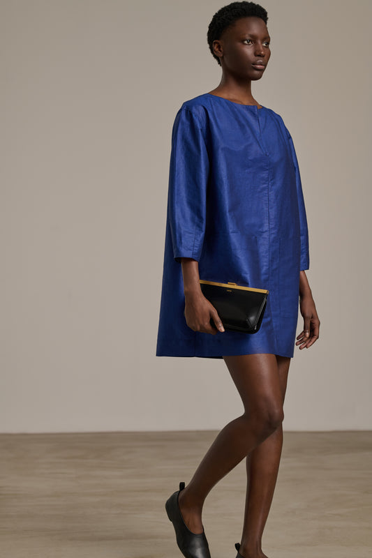 Cybele dress - Bright Blue - Linen - Women
