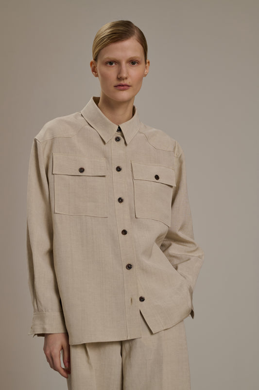 Bruxelles Shirt - Sand - Women