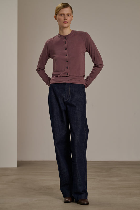 Barbara T-Shirt - Rosewood - Cotton - Women