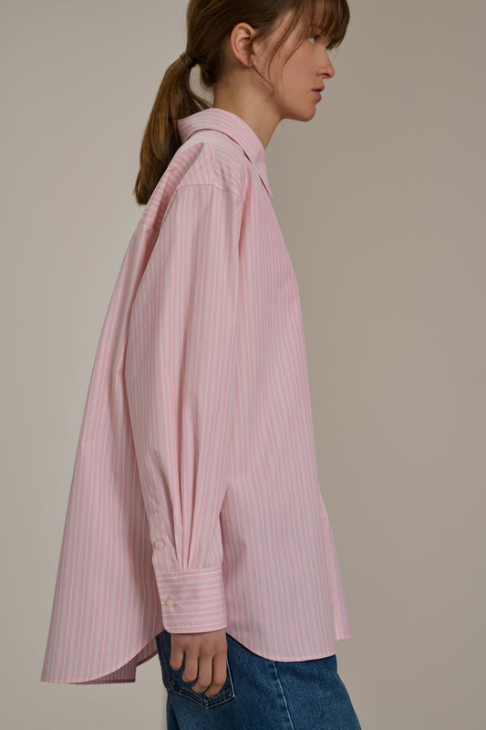 Carlotta shirt - Pink/Off-White - Cotton - Women