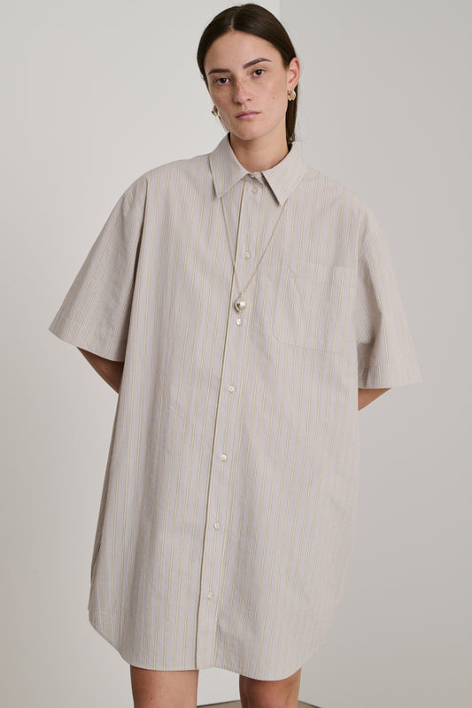 Dahlia dress - Light Grey/Ecru - Cotton - Women