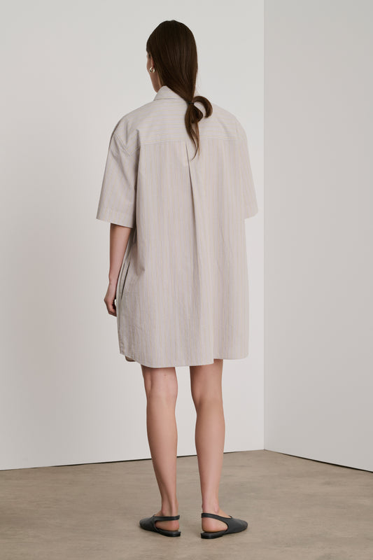 Dahlia dress - Light Grey/Ecru - Cotton - Women