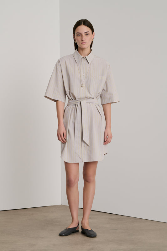 Dahlia dress - Light Grey/Ecru - Cotton - Women