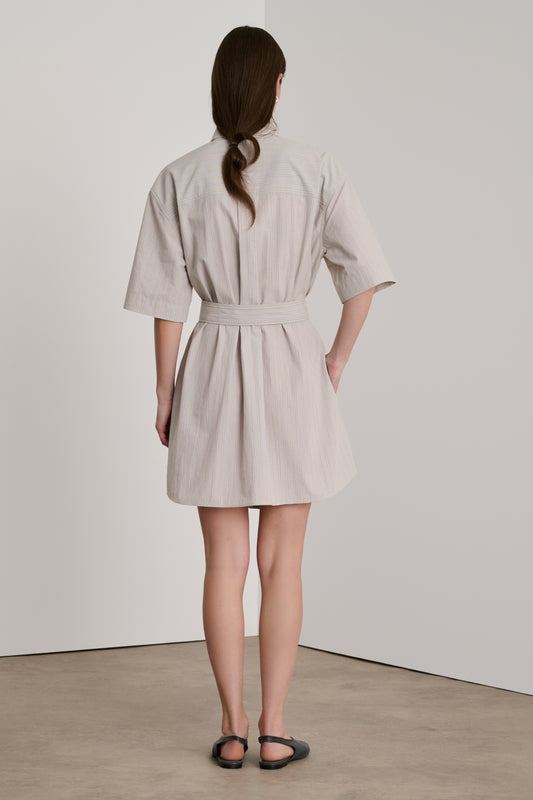 Dahlia dress - Light Grey/Ecru - Cotton - Women