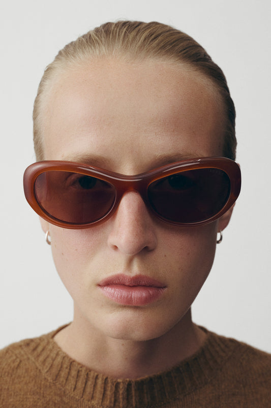 Lunettes de soleil Jean - Caramel - Femme