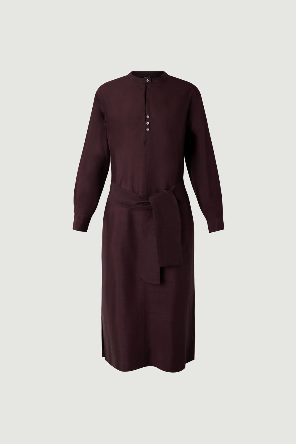 Cabourg dress - Aubergine - Silk - Women