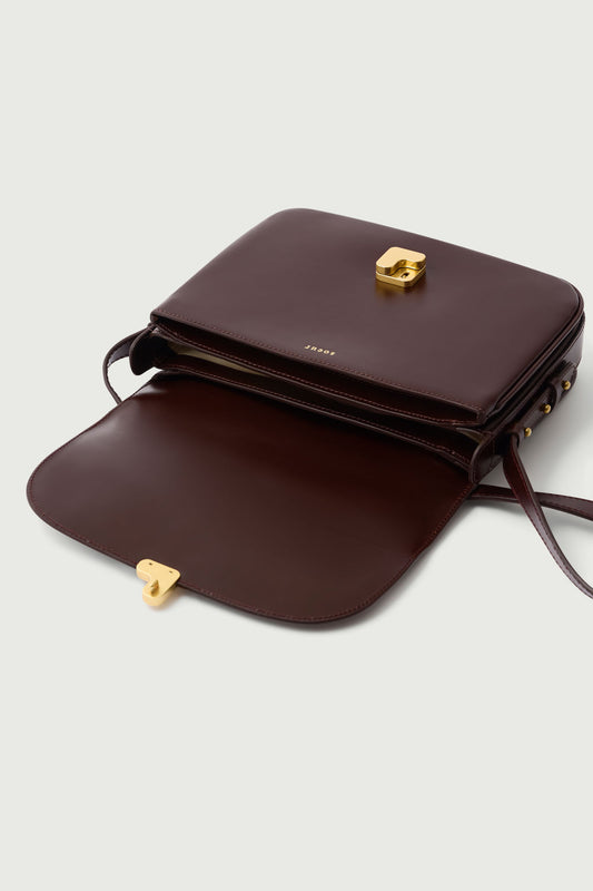 Bellissima Maxi bag - Chocolate - Leather - Women