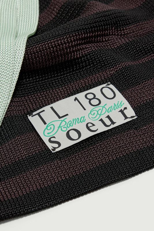 Sac Lola mini maille chocolat et noir Soeur & TL180 - Soeur