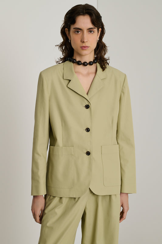 Clemence Jacket - Tilleul - Cotton - Women