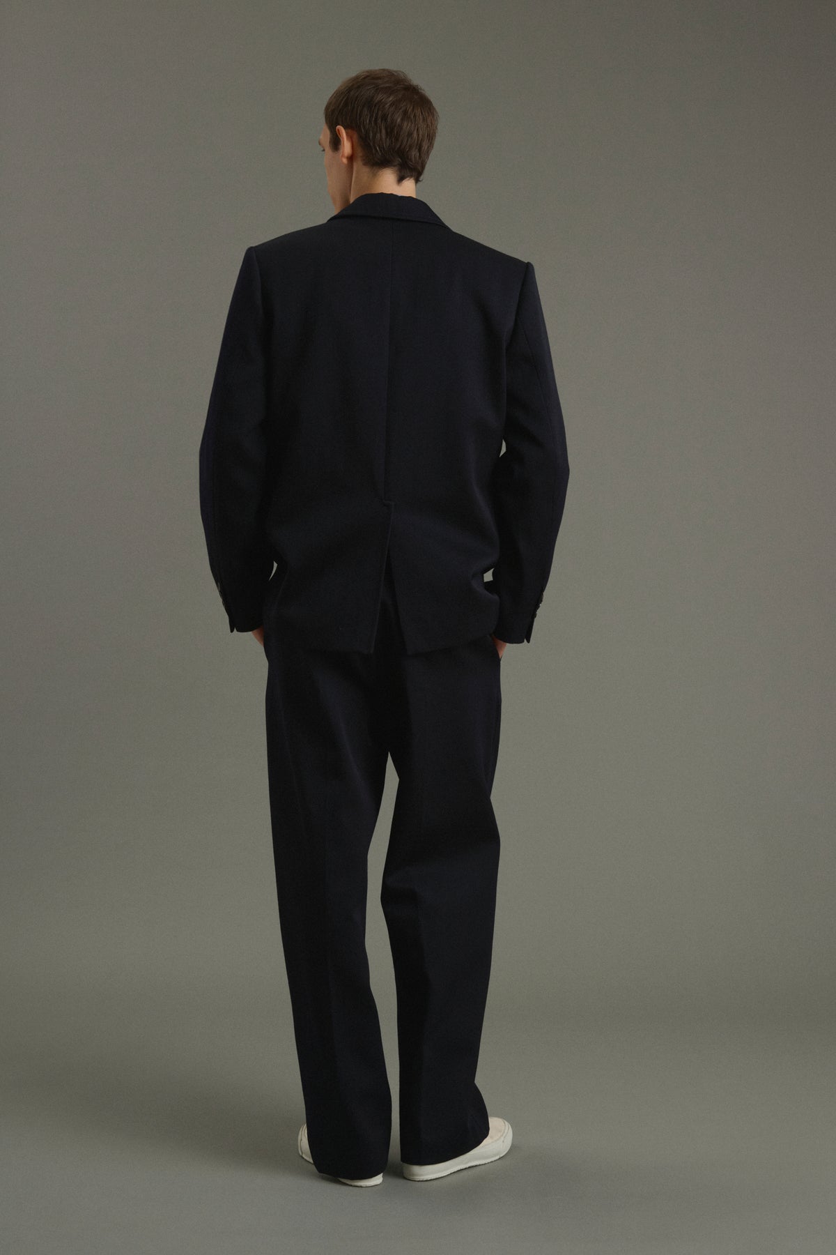 Jacket Clement - Dark Navy - Wool - Men vue 5