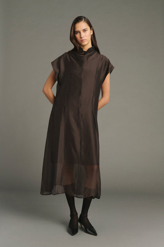Lena dress - Brown - Women