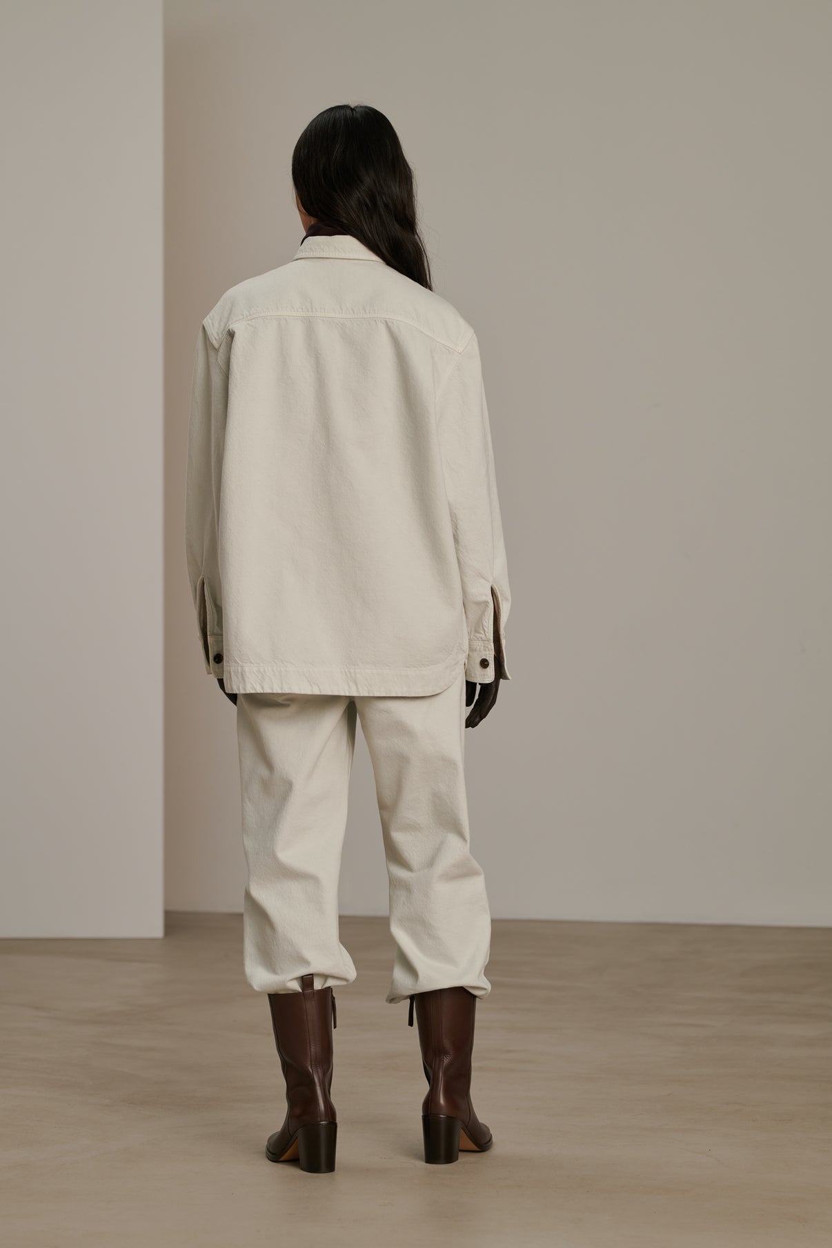 Chemise Cadet - Craie - Coton - Femme vue 3