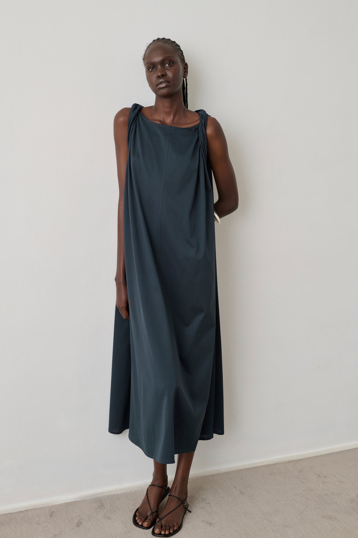 Debby dress - Teal - Cotton - Women