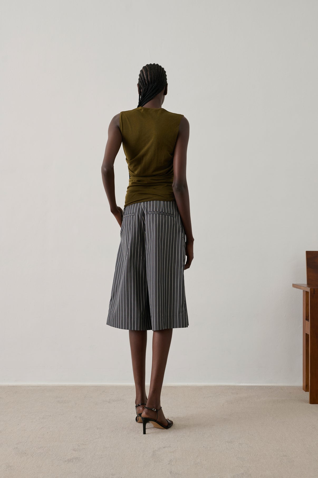 Bermuda Henna - Noir/Cardamome - Coton - Femme vue 4