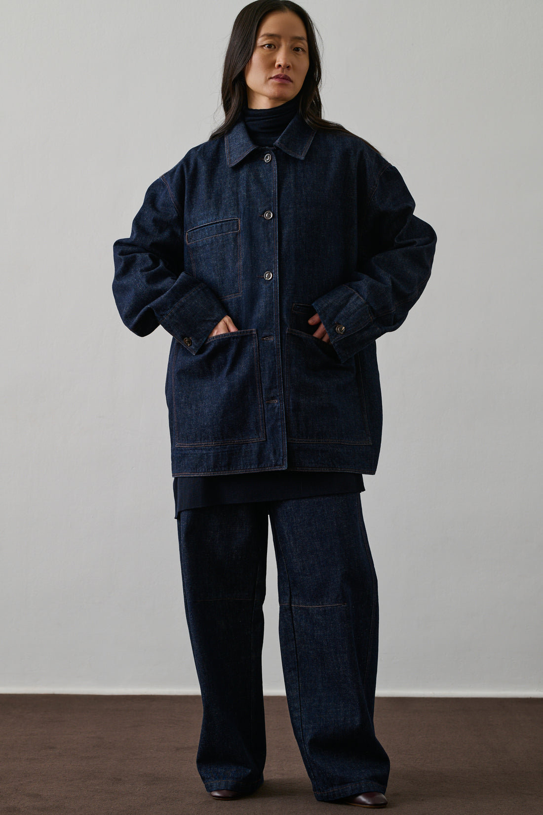 Veste Domingo - Bleu Brut - Coton - Femme