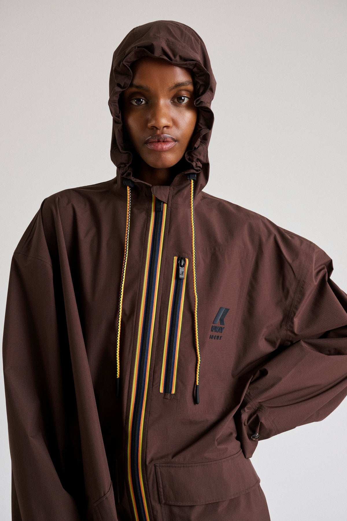 Pradel Trench Coat - Chocolate Oversized Women's - Soeur vue 5
