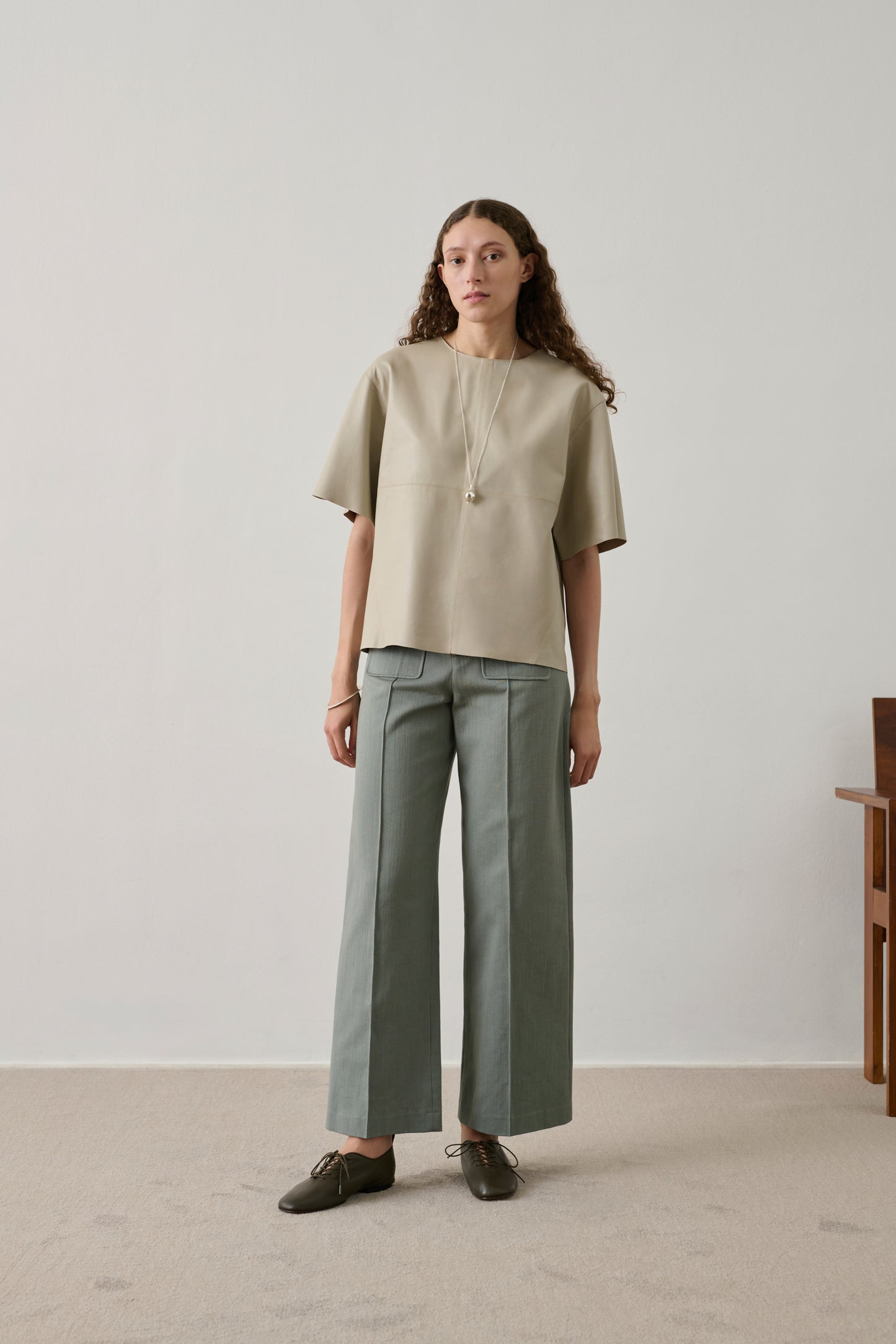 Harry Trousers - Eau de Nil - Cotton - Women