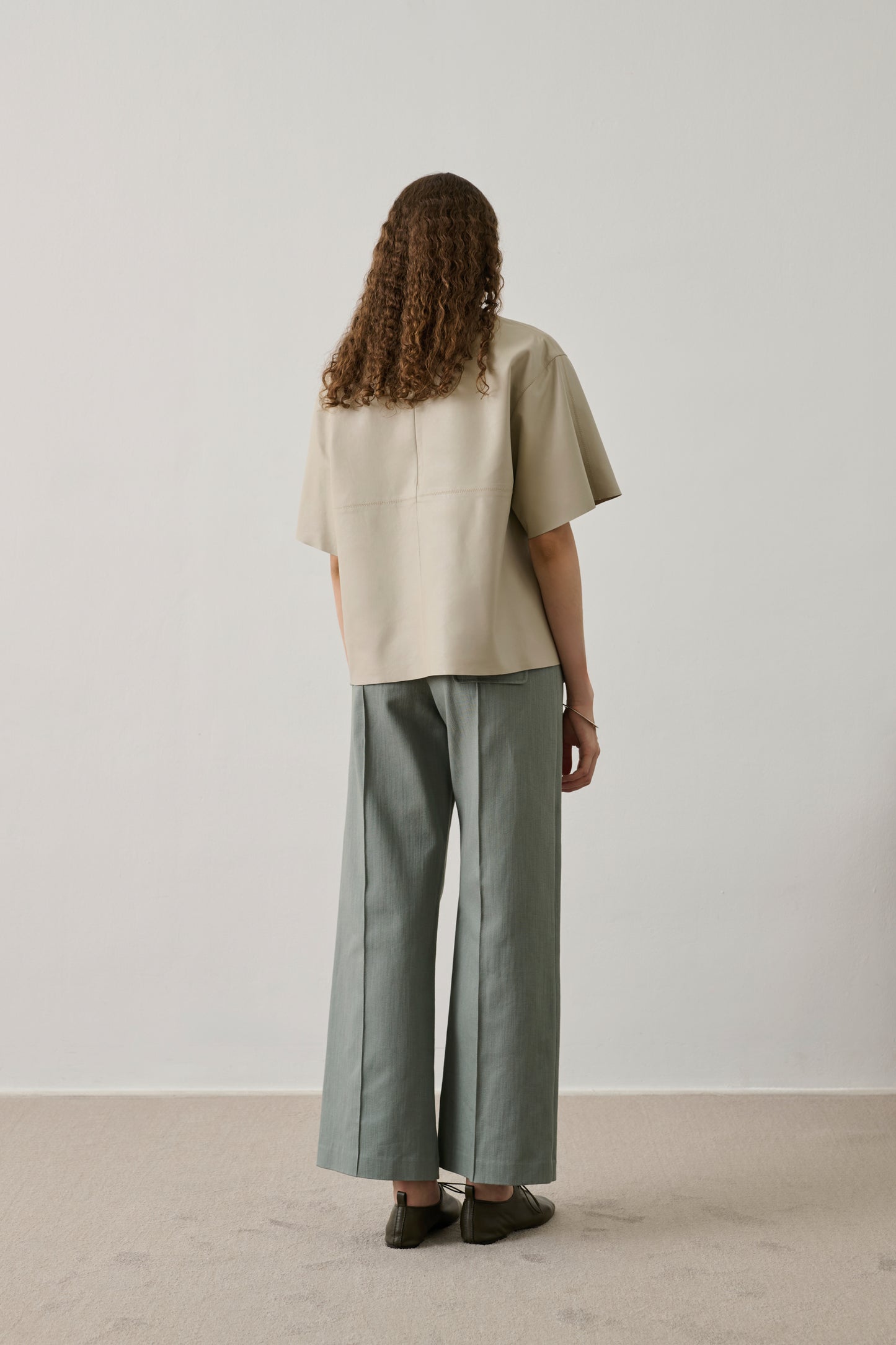 Harry Trousers - Eau de Nil - Cotton - Women