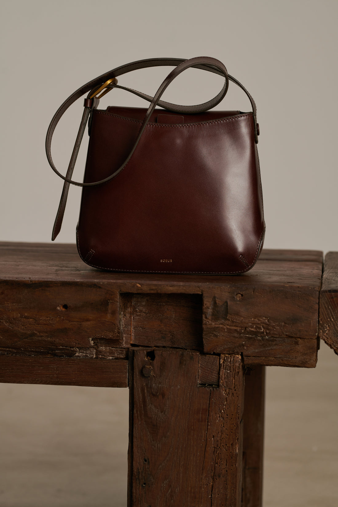 Sac Bora - Marron - Cuir - Femme