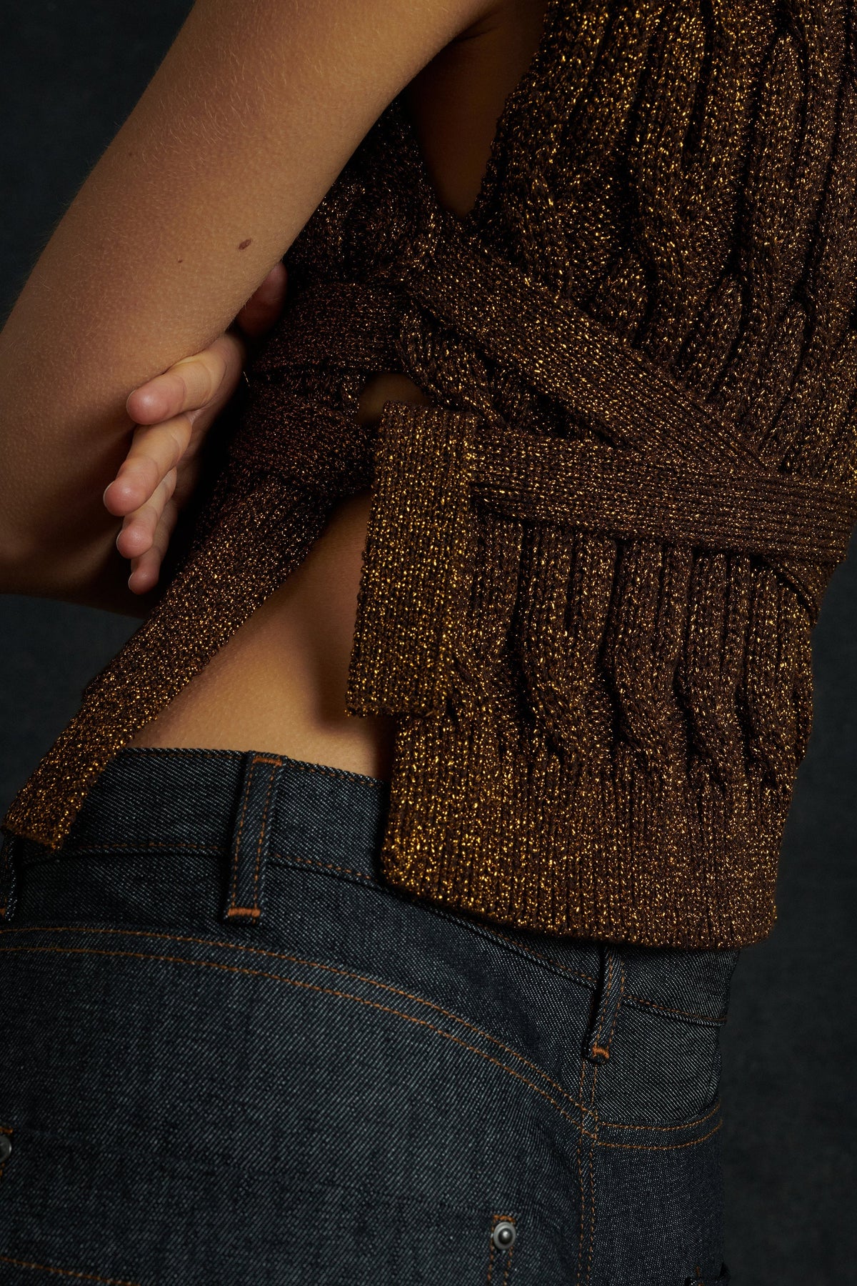 PULLOVER STARLETTE GOLDEN BEIGE