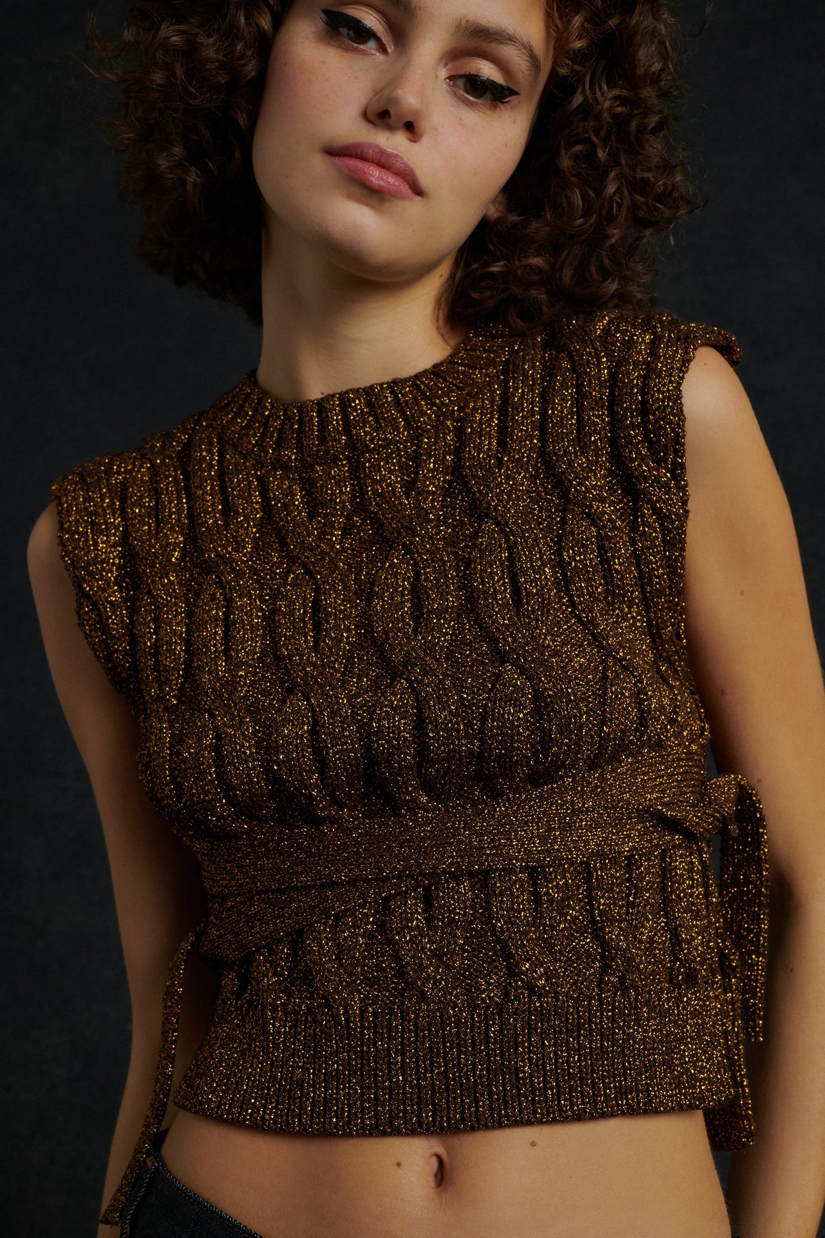 PULLOVER STARLETTE GOLDEN BEIGE vue 2