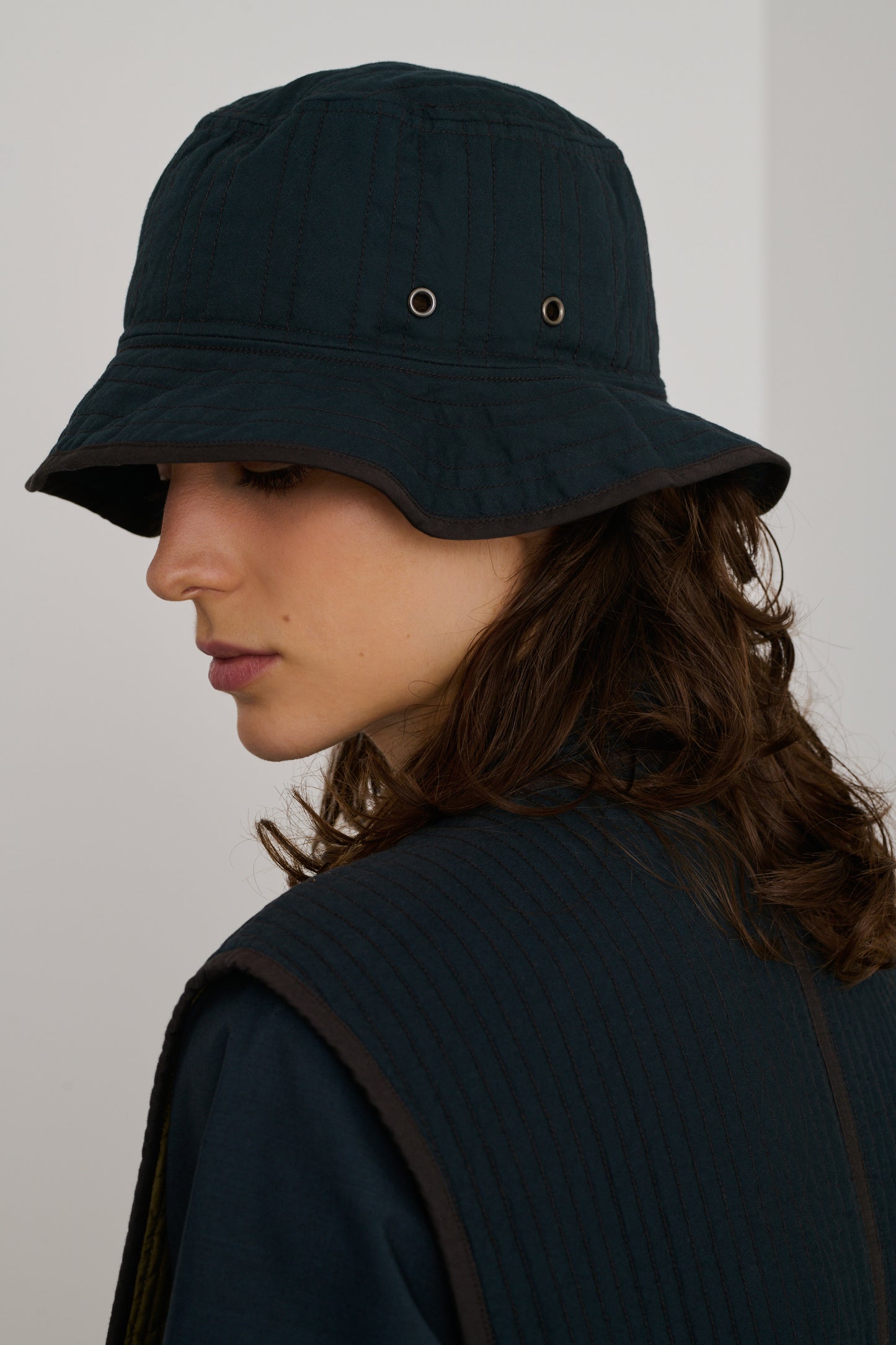 Chapeau Dagger - Ardoise Foncée - Coton - Femme