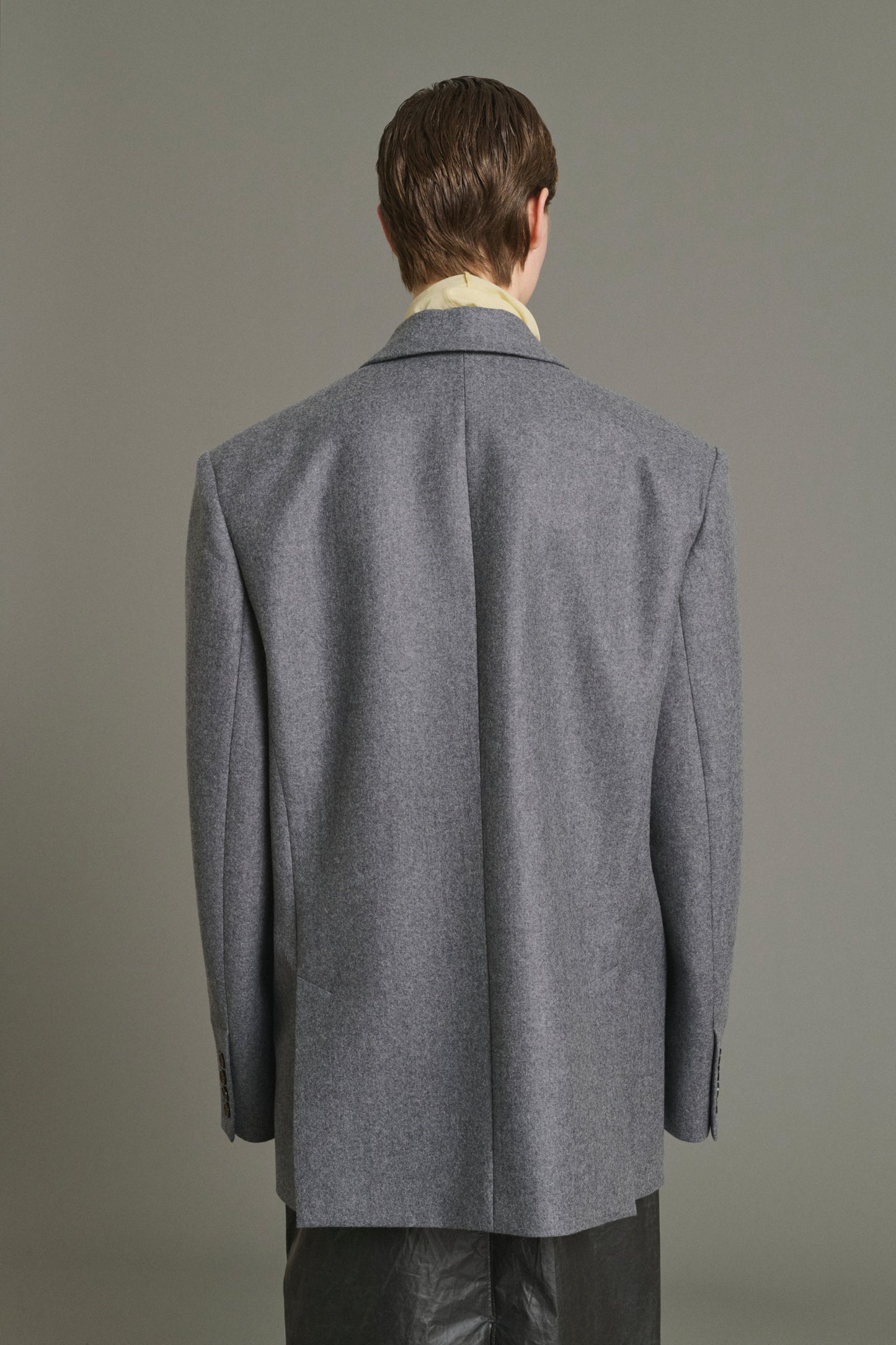 Helga jacket - Marl Grey - Wool - Women