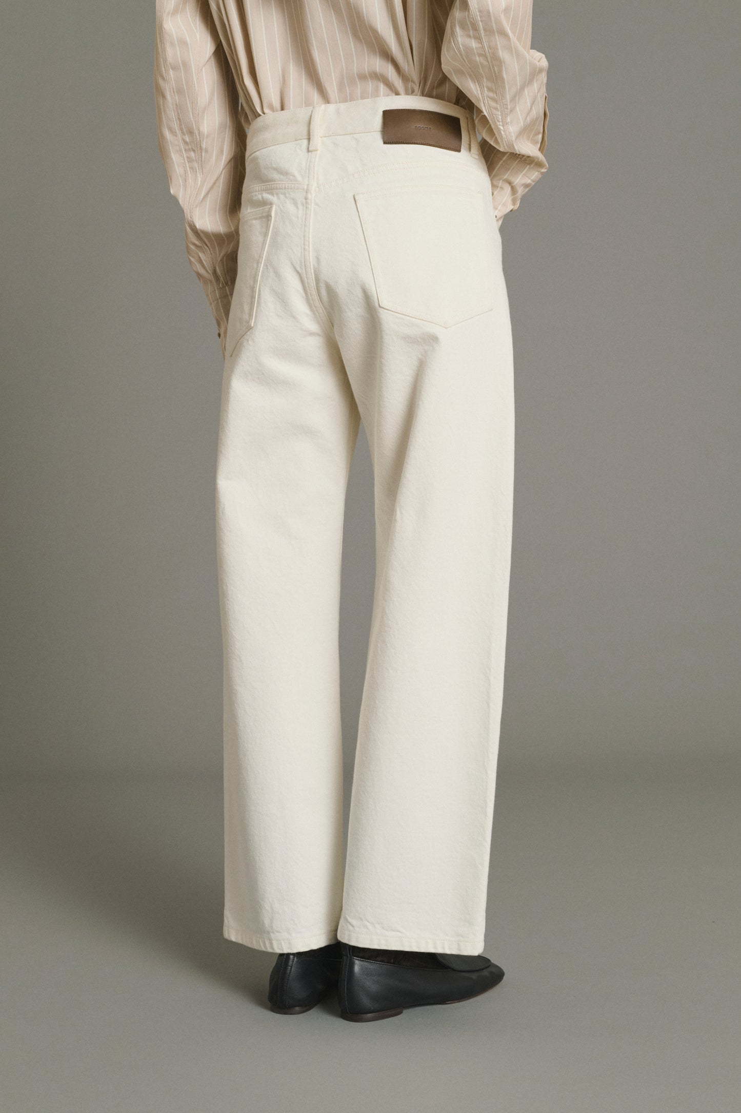 Jeans Harrison - Ecru - Cotton - Women