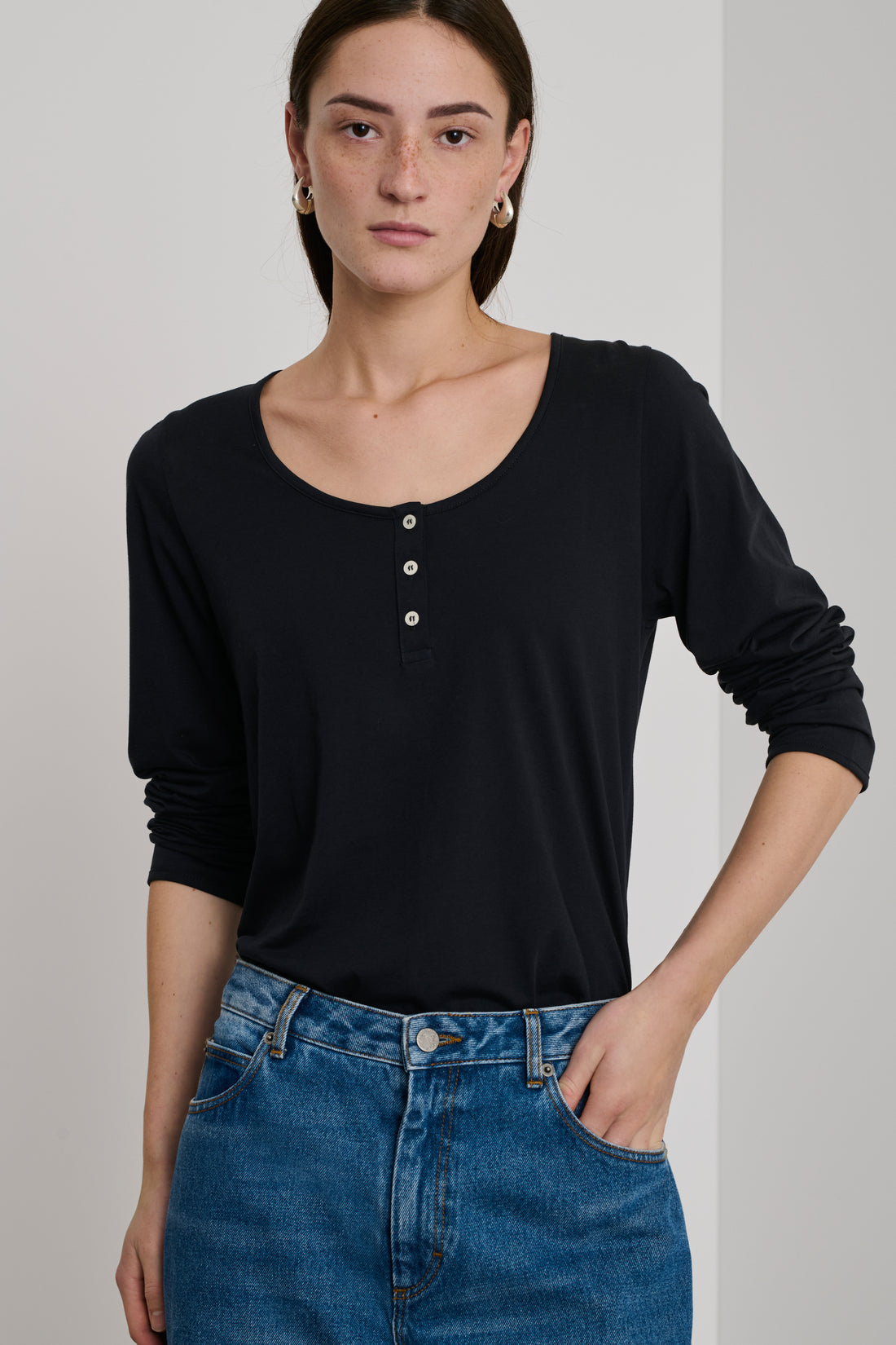 Tee-Shirt Aurelia - Noir - Coton - Femme