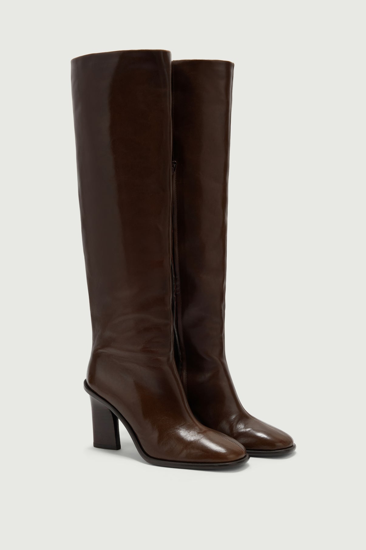 Livia Boots - Dark Brown - Leather - Women vue 4