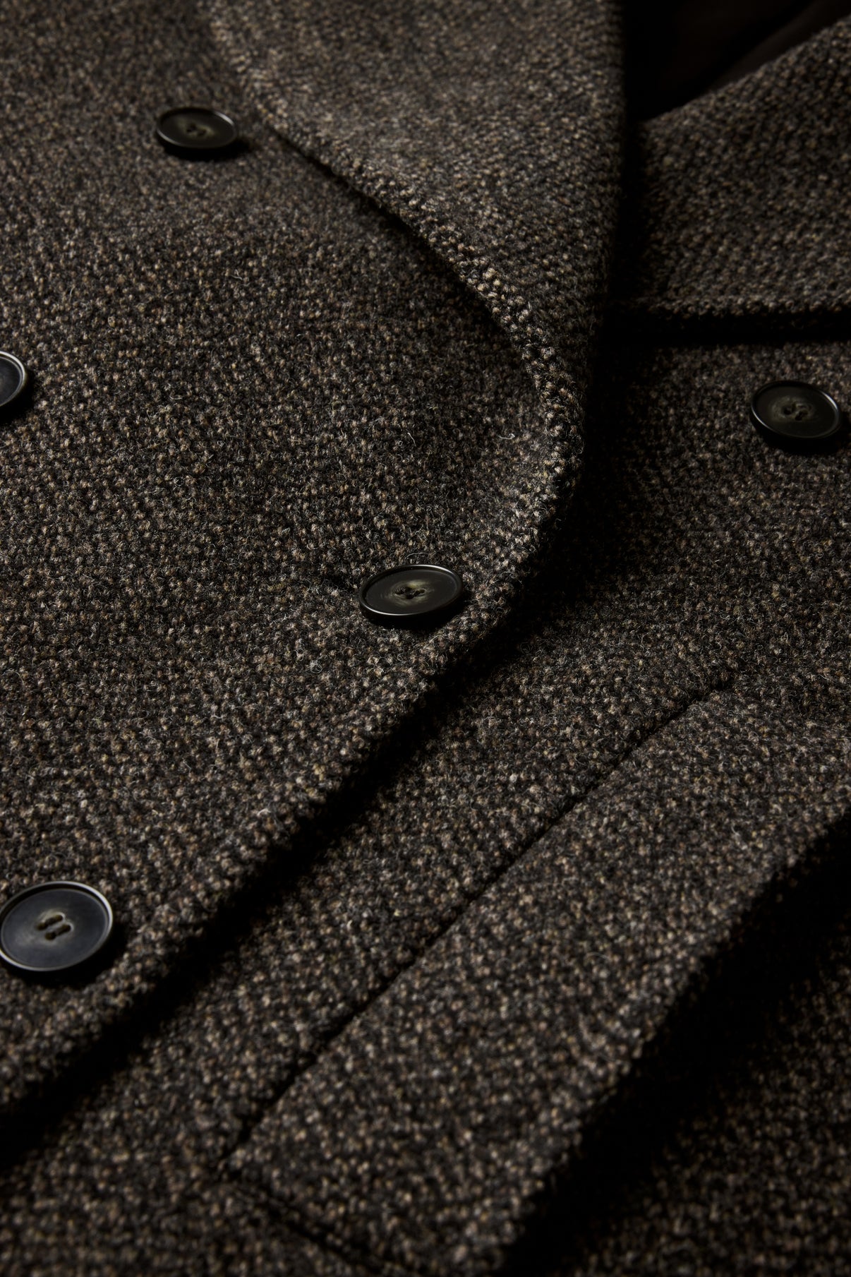 Joseph coat - Brown/Black - Wool - Women vue 7