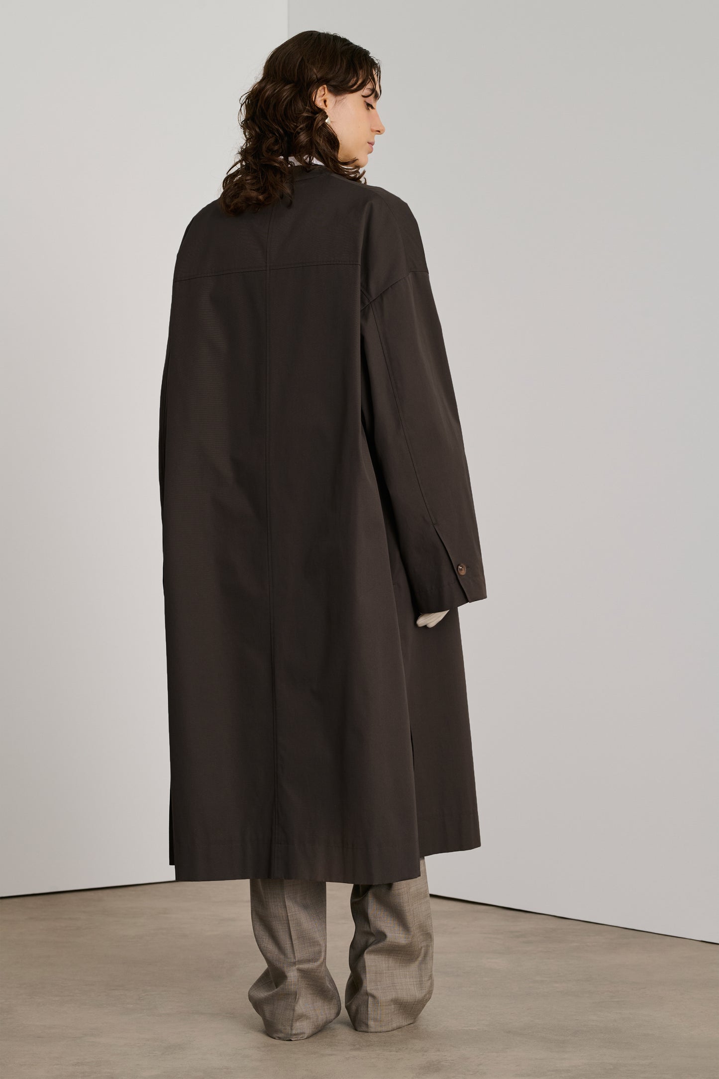 Manteau Elite - Ébène - Coton - Femme