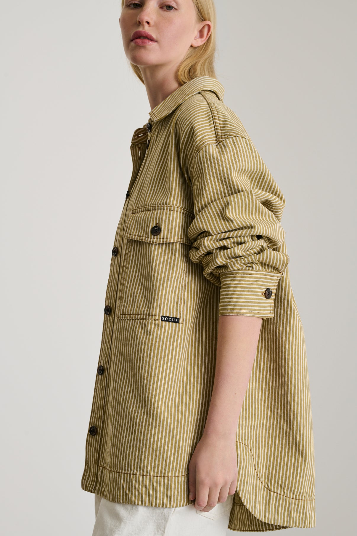 Chemise Cadet - Beige/Écru - Coton - Femme vue 4