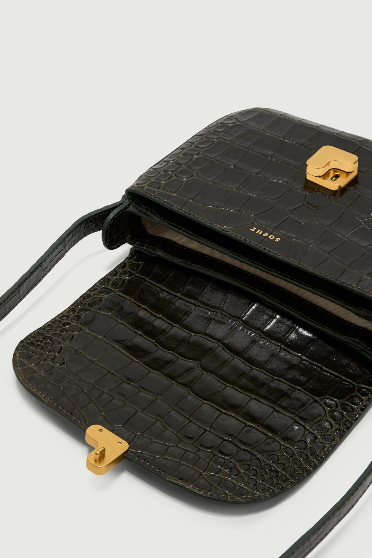 Bellissima Mini bag - Olive Green - Leather - Women vue 4