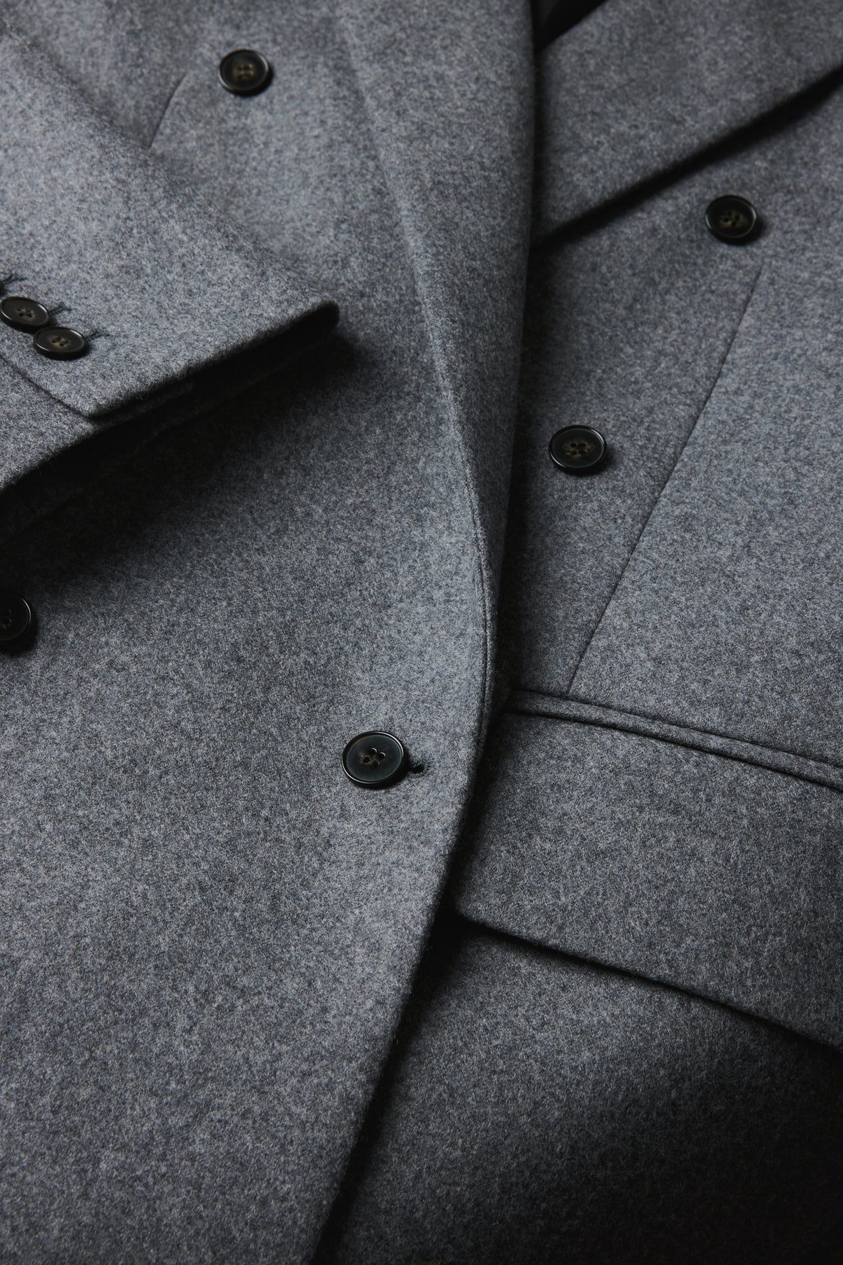 Helga jacket - Marl Grey - Wool - Women vue 7